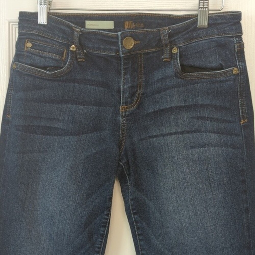 Kut from the Kloth Diana Skinny blue jeans size 6